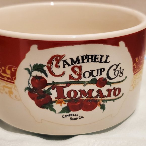 Campbell Soup Co's Tomato 12 oz. Mugs, 2 mugs in Original Campbell Soup Box VGUC - Picture 2 of 11